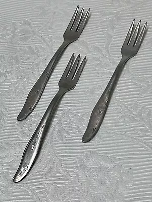 Mar-Crest CITATION Cocktail Forks  Set Of 3 Vintage 5 Inches • $19