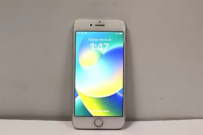 Silver & White Apple IPhone 8 64GB A1905 ~ CARRIER UNLOCKED / SERVICE BATTERY • $90