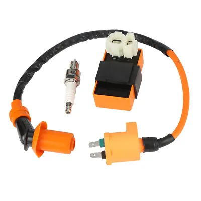 FOR GY6 50cc 125cc 150c SCOOTER MOPED RACING AC CDI BOX IGNITION COIL SPARK √ • $10.98