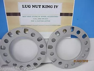 4 WHEEL SPACERS UNI LUG  1/4  THICK 8 LUG   8 On 6 1/2  DODGE CHEVY GMC TO 2009 • $24.95