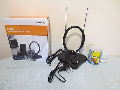 £23.50 • Buy TV Top Adjustable Indoor Amplified TV Portable Ariel High Gain Fits Sony TV