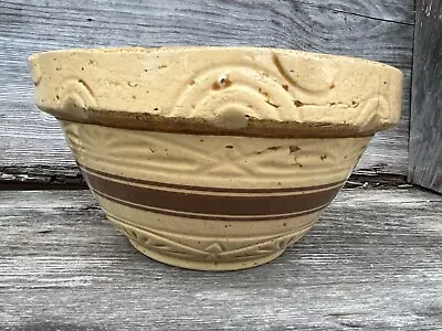 Antique Stoneware Crock Bowl RRP Co. • $28.99