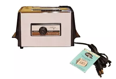 Sunbeam Vintage Vista Toaster Model VAT-H W Radiant Shade Control Works EUC • $79.97