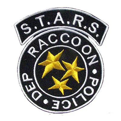 RESIDENT EVIL S.T.A.R.S. Raccoon Police [Hook Fastener PATCH] • $7.75