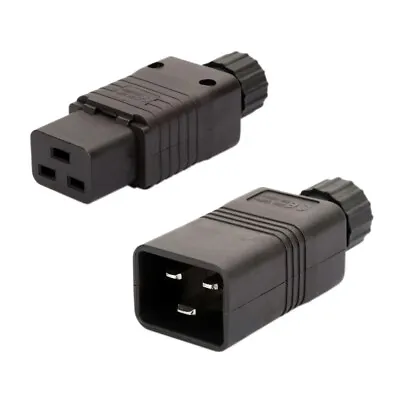 IEC320-C19/IEC320-C20 PDU UPS Plug IEC Conector IEC 3Pin Female/Male Conector • £5.27