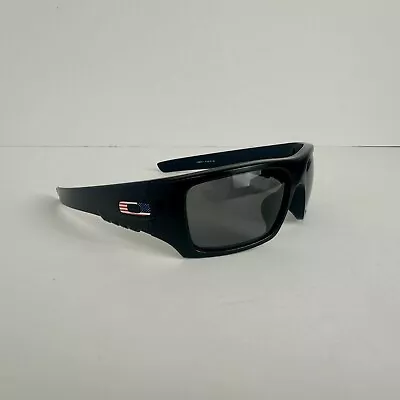 Oakley Si Ballistic Matte Black Det Cord 09253-11 USA Sunglasses USA Flag Logo • $72.25