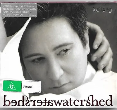 K D Lang Watershed CD + Bonus Disc In Slipcase (2008) • $4.95