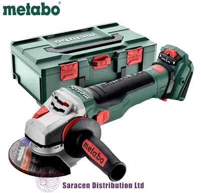 Metabo Wvb 18 Ltx Bl 15-125 Quick Cordless Angle Grinder - 601731840 • £269