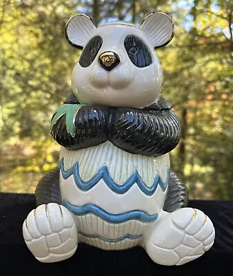 Vintage Asian Panda Bear Cookie Jar - Popular Creations 2003 Cute! • $42.50