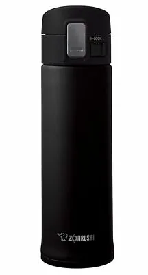 Zojirushi Stainless Steel Travel Mug 480ml Black Slicksteel Interior Vacuum NEW • $72.99