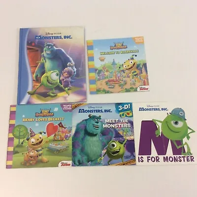 Monsters Inc Disney Preschool Kindergarten 1st Grade 5 Picture Book Lot • $16.99