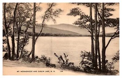 Vintage 1940s Postcard Mt. Monadnock And Dublin Lake N. H. • $17.97
