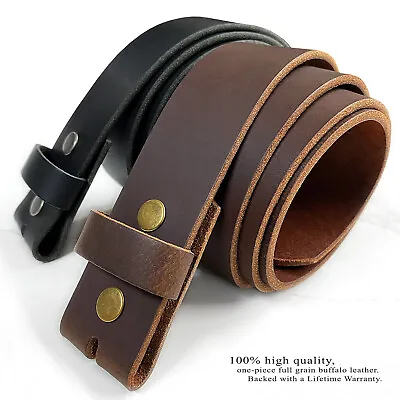 BS1300 Vintage Genuine Oil Tanned Leather Belt Casual Belt Strap 1-1/2  Wide  • $19.95