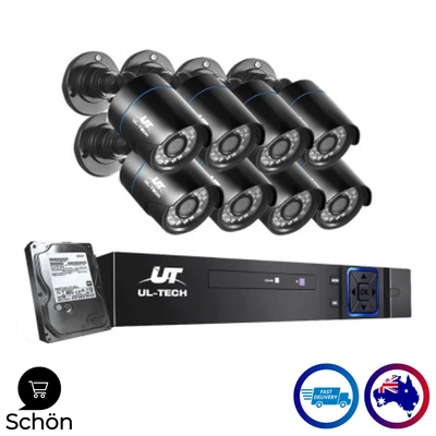$469.20 • Buy UL Tech 1080P 8 Channel HDMI CCTV Security Camera With 1TB Hard Drive