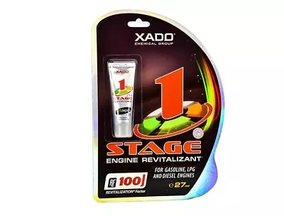 $52.20 • Buy NEW! XADO 1 Stage Revitalizant Gasoline Diesel LPG Engine Tube 27ml