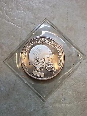 1995 CENTRAL Division Champions PITTSBURGH STEELERS 1oz SILVER .999 #196 Limited • $199.99