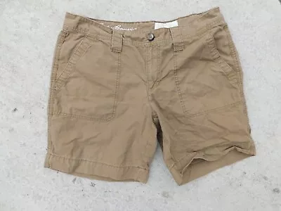 EDDIE BAUER RIPSTOP Shorts Size 12 Womens Hiking Camping Outdoors FREE SHIPPING • $9.99