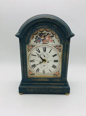 Kienzle Mantle Shelf Clock Teal Blue Germany England • $133.20