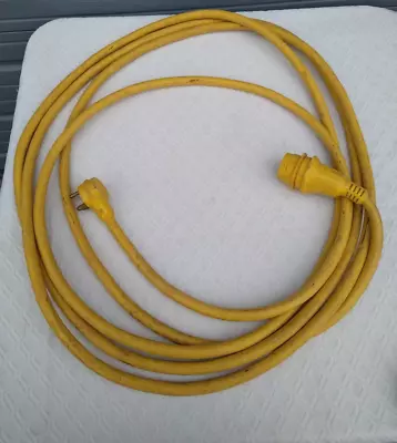 MARINCO 30A 125V 25' Foot. Marine RV Trailer Shore Power Boat Cord Yellow 30 Amp • $23.96