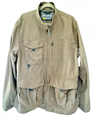 Eddie Bauer XL Khaki/Brown Travex Jacket • $38