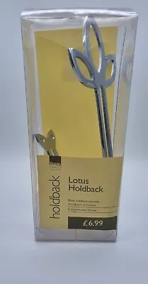 £4.99 • Buy Dunelm Mill Lotus Holdback For Curtain. With Fittings. Used But VGC.