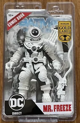 2023 SDCC DC Macfarlane Mr Freeze Gold Label Edition Exclusive With Comic Book • $25