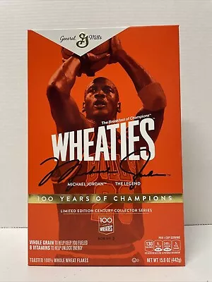 $25 • Buy 2021 Michael Jordan 100 Years Of Champions Limited Edition Wheaties Cereal Box