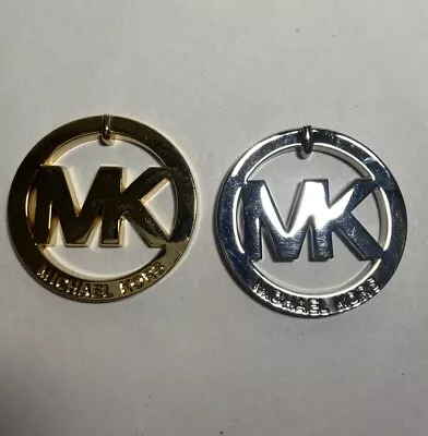 Lot Of 2 MK MICHAEL KORS Purse Charms - Gold Tone & Silver Tone • $16.88