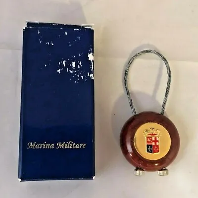 Marina Militare Key Fob Keychain Wood 3  • $12.95