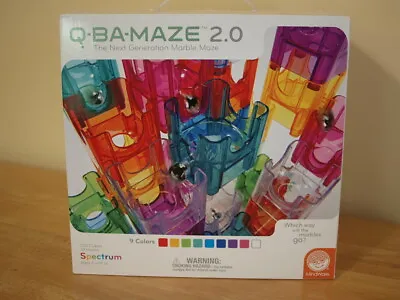 Q-BA-MAZE 2.0 Spectrum Color Set –The Next Generation Marble Maze – 120 Cubes • $29.95