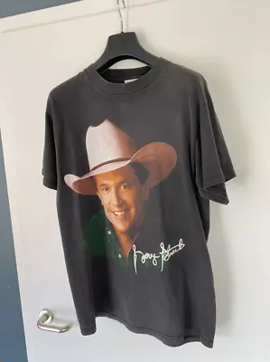 GEORGE-STRAIT 90s Tour Distressed Vintage T-Shirt • $14.99
