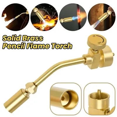 Full Metal Brass Pencil Flame Gas Welding Torch Head Nozzle MAPP MAP Pro Propane • $13.80