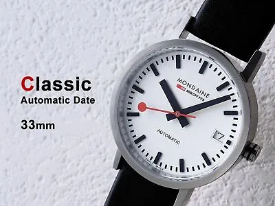 MONDAINE Classic Automatic 33mm Wrist Watch • $624
