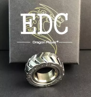 🔥EDC Slider Fidget Spinner Ring Stress Relief Magnetic Metal Rough Ratchet🔥 • $25.99