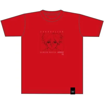 SHIN EVANGELION Characters Kaworu Nagisa T-shirt Red Free Size Japan • $54.90