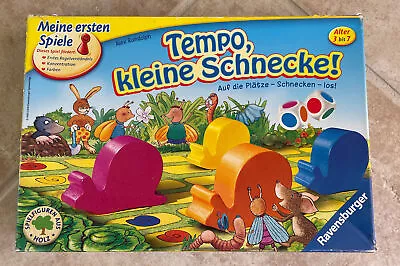 2008 Ravensburger Tempo Kleine Schneider Game Snail Race Game • £21.85