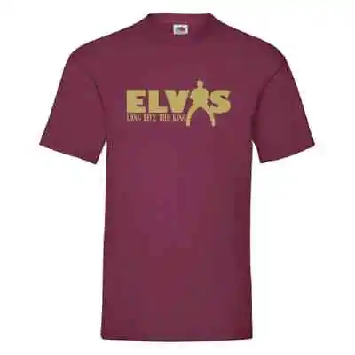 Elvis Long Live The King Elvis Presley T Shirt Small-2XL • $12.28