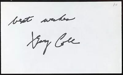 Gary Cole Signed Autograph Auto 3x5 Cut American Actor In Series Midnight Caller • £17.37