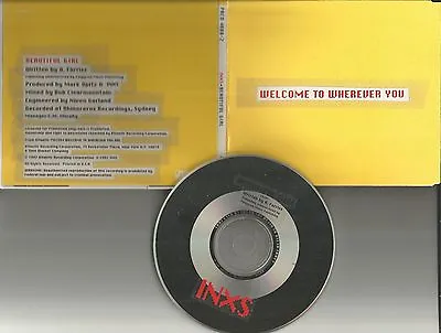 INXS Beautiful Girl USA 1992 PRCD4888 PROMO Radio DJ CD Single Michael Hutchence • $34.99