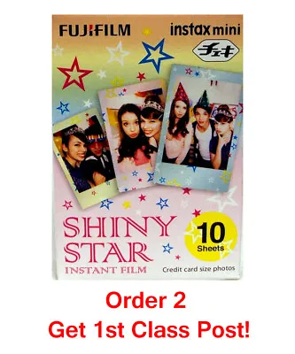 £10.95 • Buy Fuji INSTAX Mini SHINY STAR Instant Film - Dated 07/23