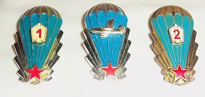 Lot Of 3 Vintage Slovakia Parachute Military  Hat Pin S • $9.99