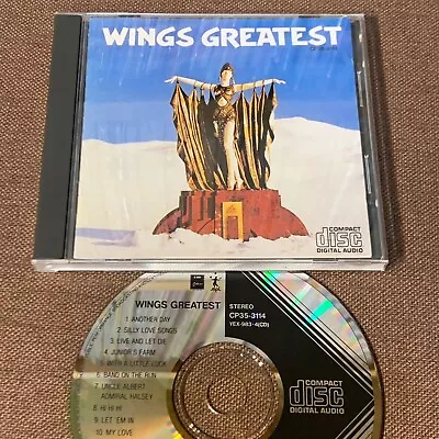 WINGS Greatest JAPAN CD CP35-3114 1A8 TO Black Triangle 3500 JPY PAUL McCARTNEY • $59.99