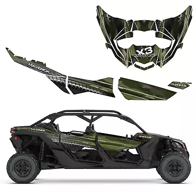 Can Am Maverick X3 Max Traditional Camo Decal Graphic Kit Wraps Off Road 4x4 3m • $299.99