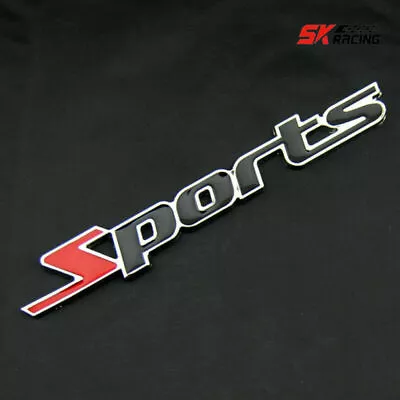 Sports Emblem Badge Metal Car Sticker Logo 3D Decal Decor Word Letter 1PCS DIY  • $1.99