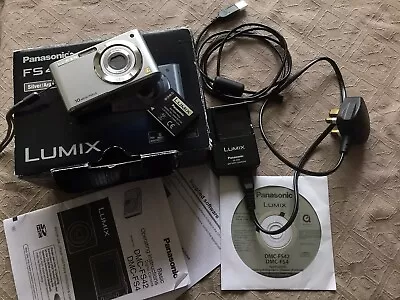 Panasonic LUMIX Digital Camera DMC-FS42 Boxed With Accessories • £25