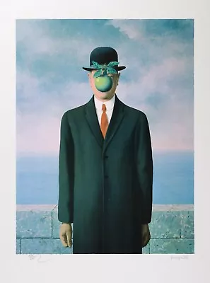 Rene Magritte - Son Of Man (signed & Numbered Lithograph) • $2190