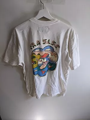 Vintage Mambo Shirt Mens Medium White Surf Life Saving Fibro House Reg 90s • $65.24