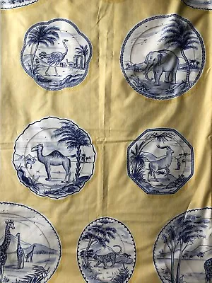 Jane Churchill  - Vintage ‘Safari’ Fabric - 142 Cm X 1.86 M - 1992  - Rare • £70
