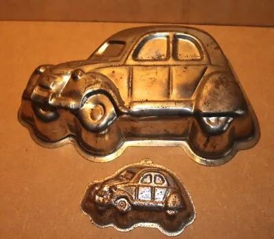 2 X Citroen 2CV Classic Car Cake Tin Loaf Baking Vintage Kitchen  • £19