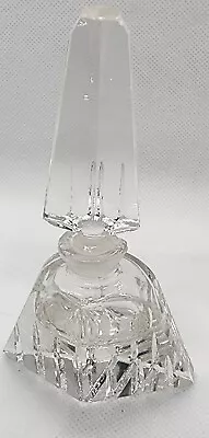  Lead Crystal Perfume Bottle Vintage Made With Cut Stopper. Look • $14.99